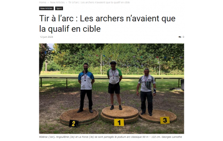 Article dans Dordogne Libre